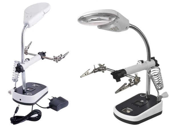 Third hand lutter 10x 3.5x 5 led for soldering