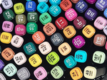 Alcohol markers touch kit 40pcs packet etui