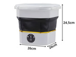 Mini lave-linge portable petit lave-linge pliable de voyage pour vêtements et linge 6 l