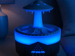 Gaisa mitrinātājs aromāta difuzors led lampa ufo formas ar pilotu