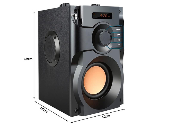 BEZDRÔTOVÝ BLUETOOTH REPRODUKTOR PRENOSNÉ RÁDIO MOBILNÉ DIAĽKOVÉ OVLÁDANIE DISPLEJ