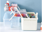 Medicines organiser container box medicine cabinet large zippered box