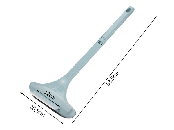 Window cleaning brush wiper 2in1