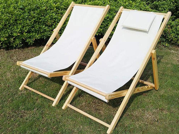 Leżak drewniany leżaki plażowy składany ogrodowy poduszka fotel na plażę