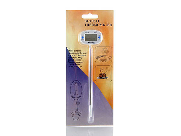 Thermomètre de cuisine lcd sonde à vin et à viande