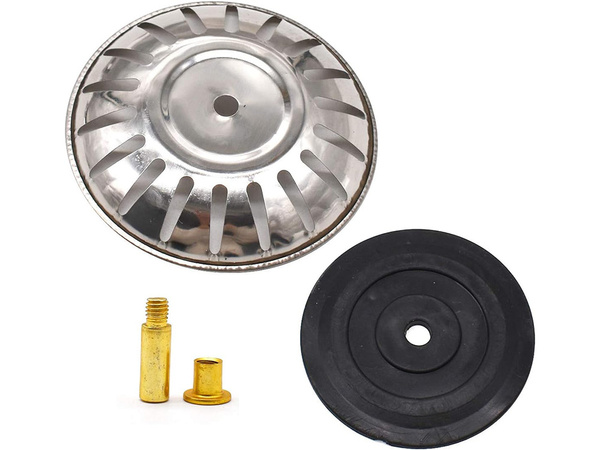 Metal stopper for sink sieve large basket zat zat zat siphon