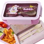 Lunchbox homemade breakfast container for school dividers cutlery