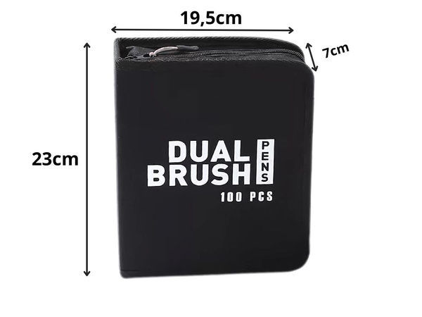 MARKERSTIFT-SET 100 FARBEN AQUARELLSTIFTE DOPPELSEITIG + ETUI