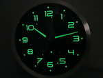 Large fluorescent wall clock light stars 30cm