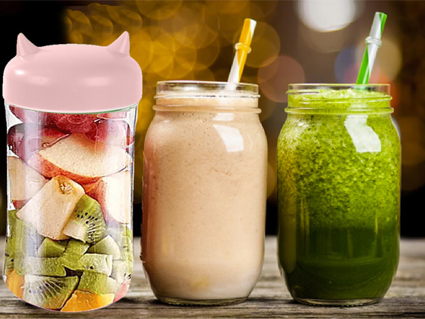 Portatīvs usb bezvadu smoothie blender kokteilu kubeks