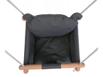 Baby swing wooden bucket swing soft material rocker