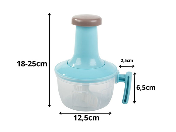 Handhackbeil für gemüse, obst und fleisch küchenmixer mit rührwerk 2 in 1