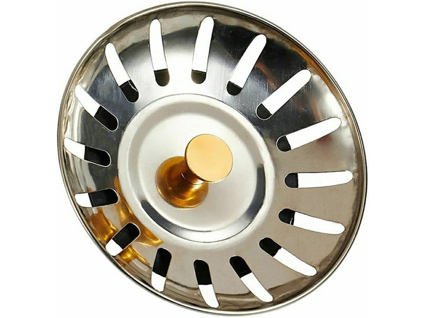 Metal stopper for sink sieve large basket zat zat zat siphon