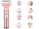 Depilator rasoir corps femmes jambes tondeuse 4in1 embouts interchangeables usb