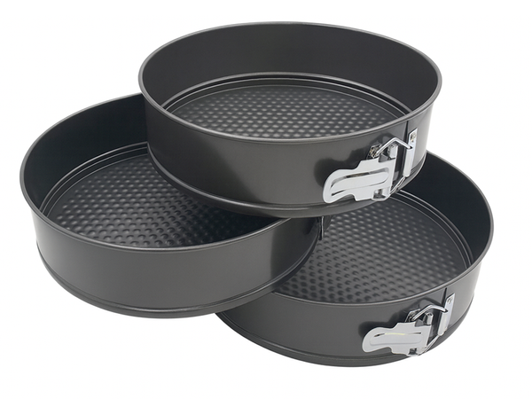 Tortenform backblech für kuchen und torten form 24 26 28 3 stück rund