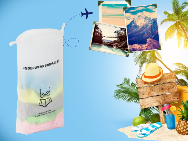 Bolsa de viaje para ropa interior organizador de viaje impermeable