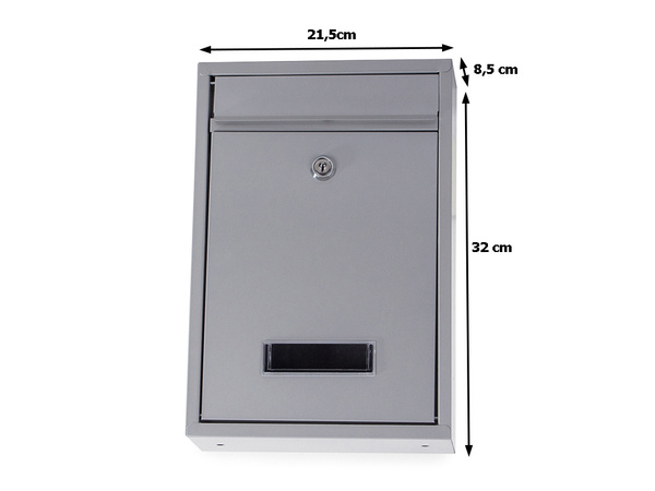 Postkast kirjade, lendlehtede, ajalehtede ja posti jaoks