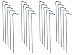 Tent piles holidays sidro zatiči jekla 18cm 20pcs kljuka amp zanke zatiči