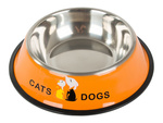 Metal anti-slip dog bowl 500ml