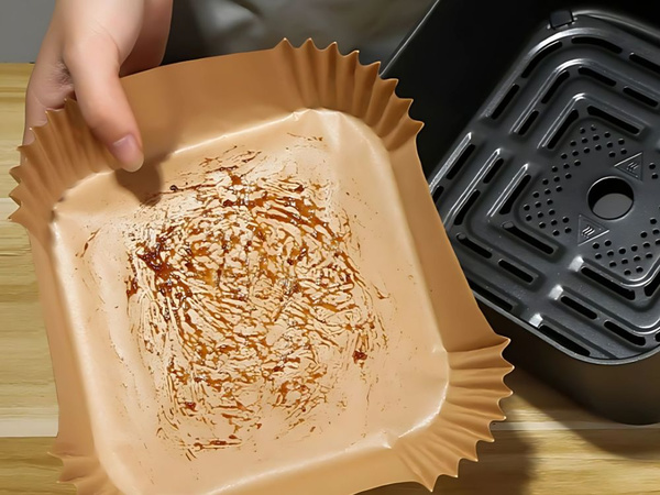 Papīra ieliktnis gaisa fritēžai bez taukiem 50 gab.