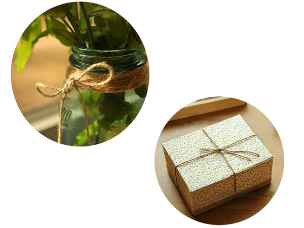 Jutekordel 30m naturbraune jute