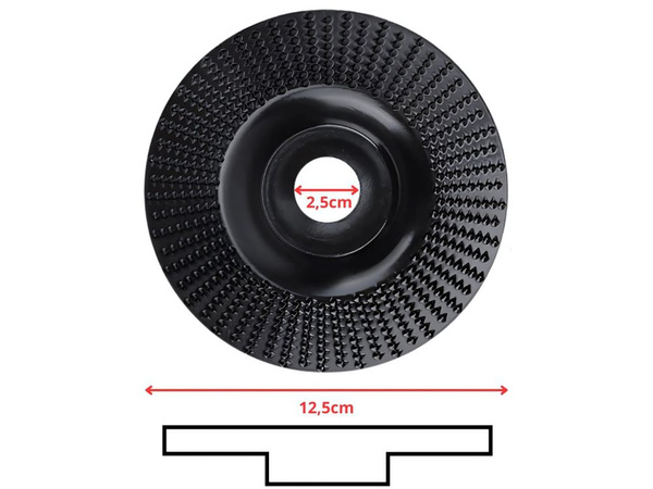 Disque d'affûtage du bois raboteuse d'angle de sculpture