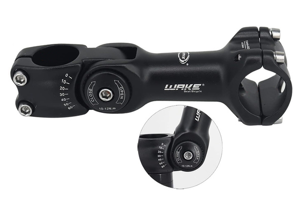 Adjustable handlebar stem for ahead bicycles 28.6/31.8mm