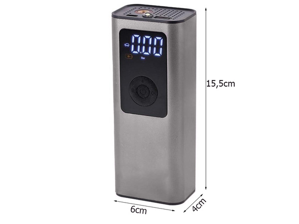 Baterijska črpalka za kolo avtomobilski električni kompresor 10 bar lcd