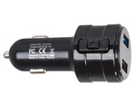 Chargeur fm transmitter mp3 bluetooth 2x usb audio car charger