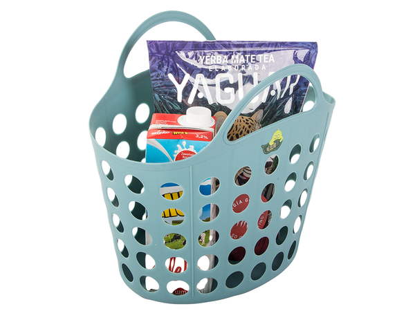 Cesta de la compra práctica para setas verduras fruta asas para picnic