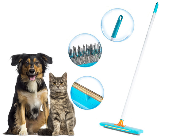 Kefa na odstraňovanie psích chlpov z kobercov