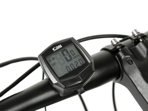 Vodotesný tachometer na bicykli s lcd displejom