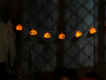 Lumières 10 led hanging pumpkins halloween 200cm glowing decoration pumpkin decoration