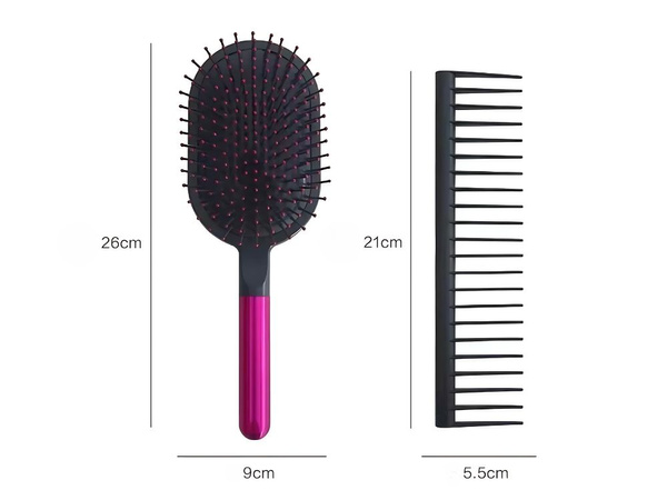 Brosse à cheveux massante pour le démêlage massage de la tête + peigne