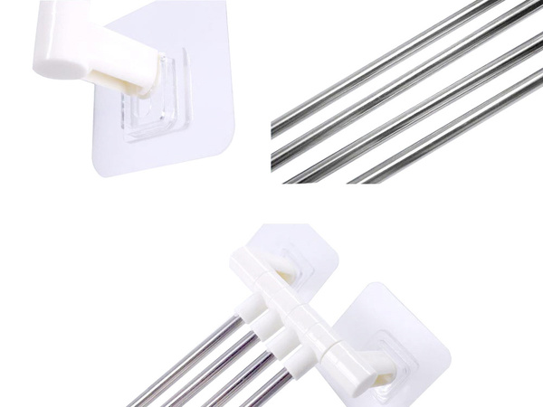 Bathroom towel rail swivel handle hook