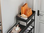 Shoe rack 5 levels shoe rack metal cabinet organiser with shelf