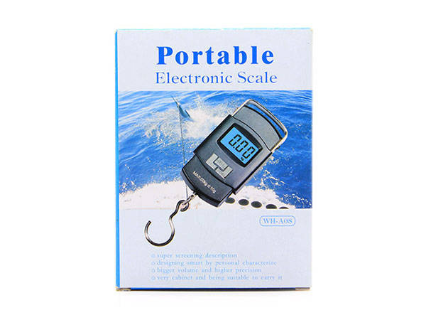 Cestovná váha s háčikom a slučkou lcd 50 kg