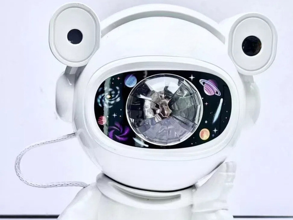 Žvaigždžių projektorius astronautas naktinis šviesos projektorius kūdikiui erdvė nuotolinio valdymo pultas
