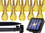 Lumini solare gradina icicle ghirlanda terasa balcon 100 condus
