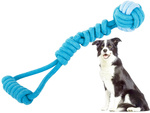 Dog toy chew tug rope strong long