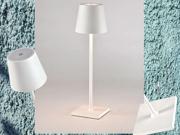 Galda nakts gaismas pieskārienu lampa 3 soļu augsta bezvadu usb