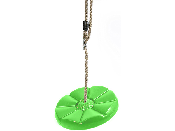 Columpio de jardín para niños asiento floral con cuerda para árbol