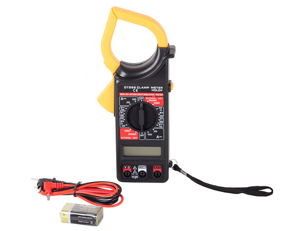 Miernik multimetr cęgowy cyfrowy elektroniczny lcd