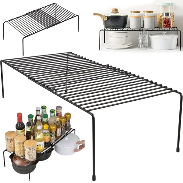 Fém polc állítható szélességű összecsukható egyszintes szervező