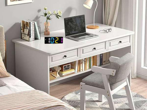 CEAS CU ALARMĂ DIGITALĂ TERMOMETRU ELECTRONIC ALARMĂ COLOR DATĂ SNOOZE