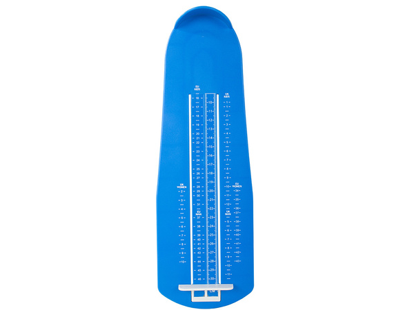 Měřicí páska na měření délky obuvi pro nohy