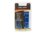 Mini-taschenlampe 9 led taschenlampen 15-9 led schlüsselanhänger