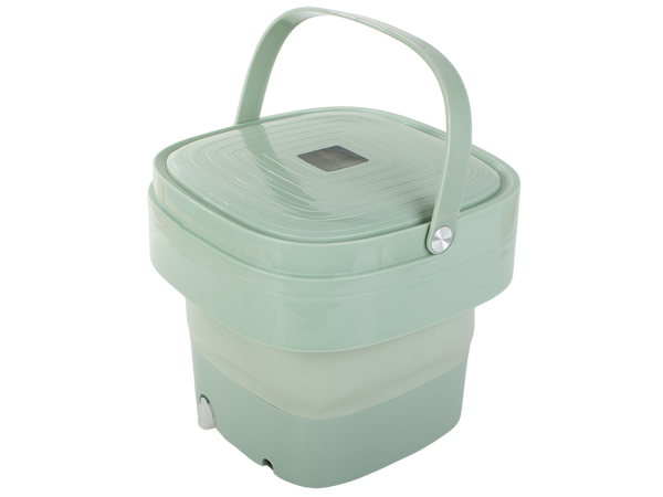 Portatīvā mini ceļojumu salokāmā veļas mazgājamā mašīna mājās