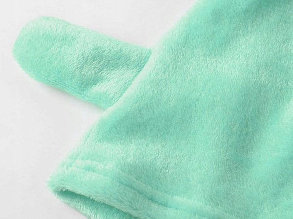 Pyjama femme chaud deux pièces avec capuche doux en peluche short xl