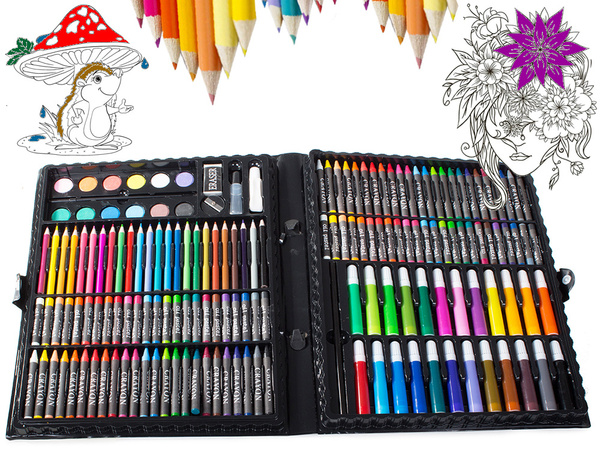 Zestaw artystyczny walizka do malowania 168 szt